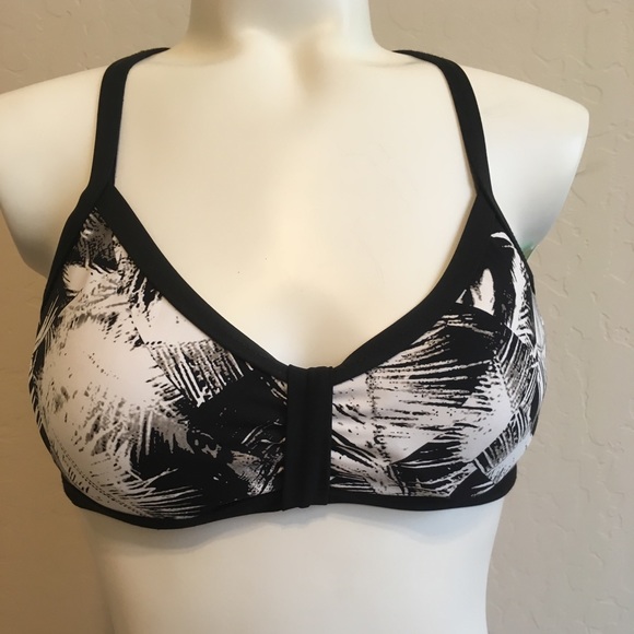 NWT!! Next by Athena Lush Palms Sports Bra - Picture 3 of 5